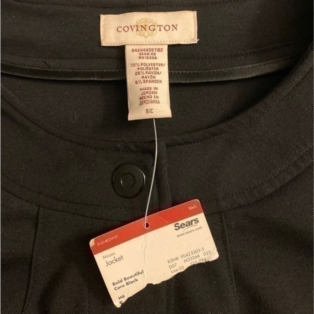 Covington Misses Jacket Size Small NWT - Picture 5 of 5